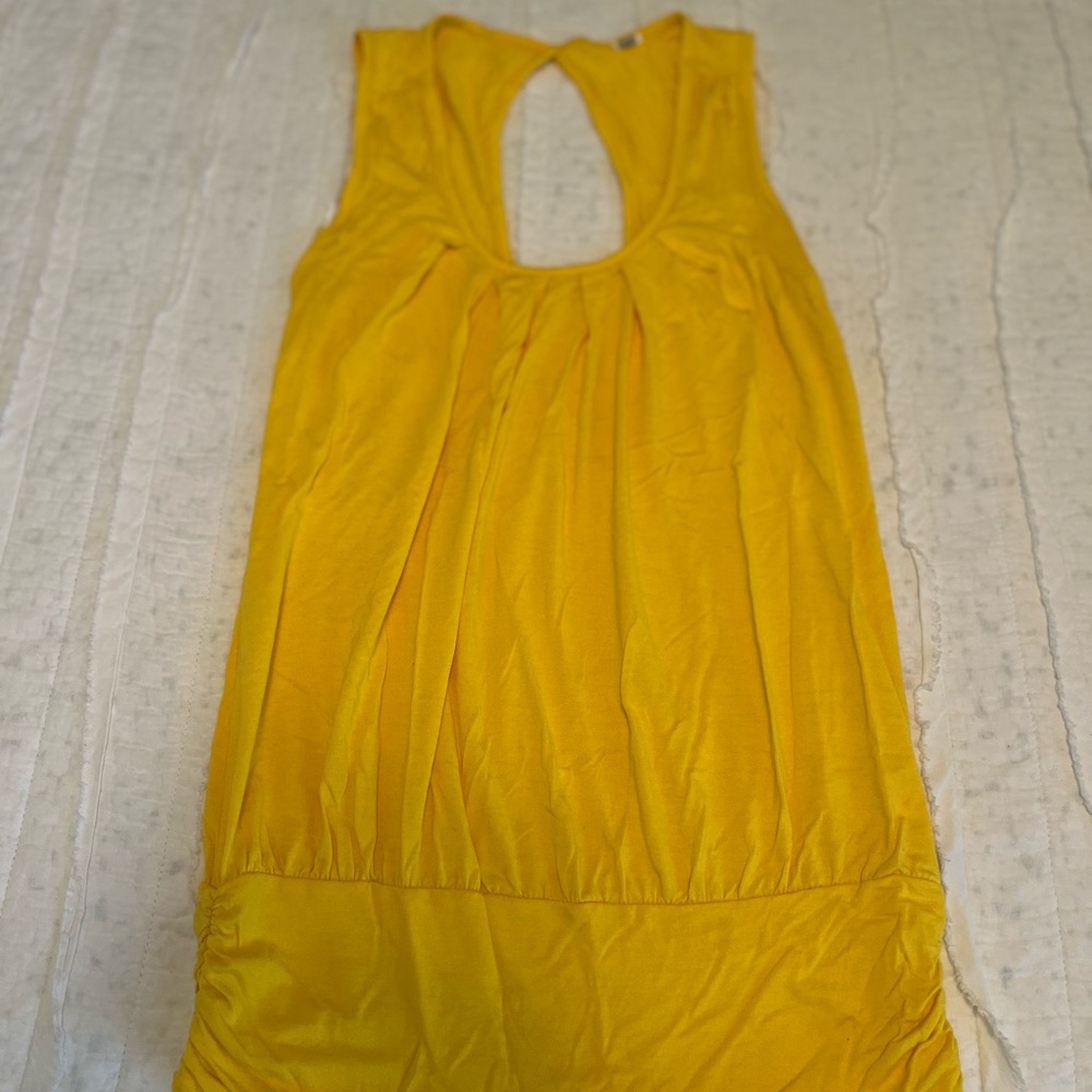 Yellow Sleeveless Dress